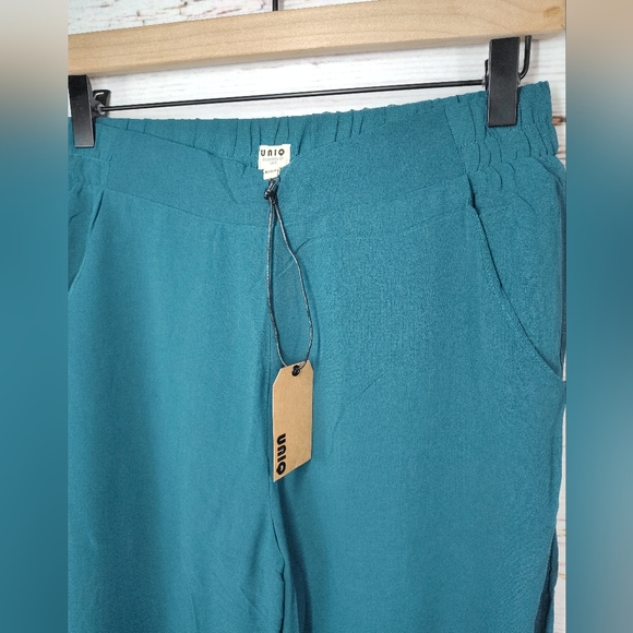 UNIQ Sheer Wide Leg Dress Pants - Picture 8 of 10